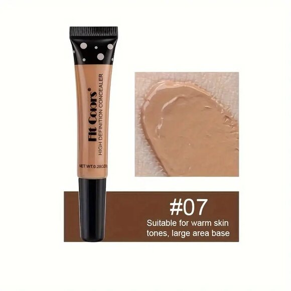 8-color Soft Hose Concealer Cream Nourishing Liquid Foundation Liquid Concealer - Picture 1 of 6